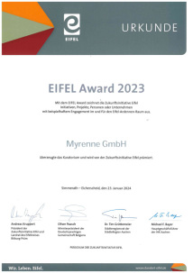 EIFEL Award Zertifizierung