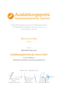 Ausbildungsbetrieb 2022